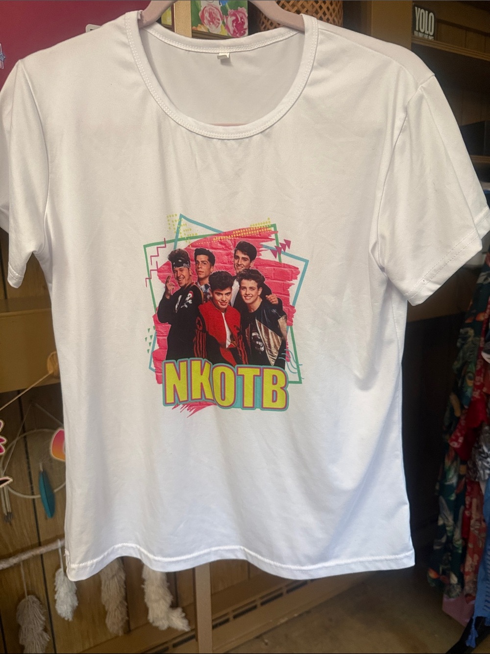 NKOTB Graphic Short Sleeve Tee - White